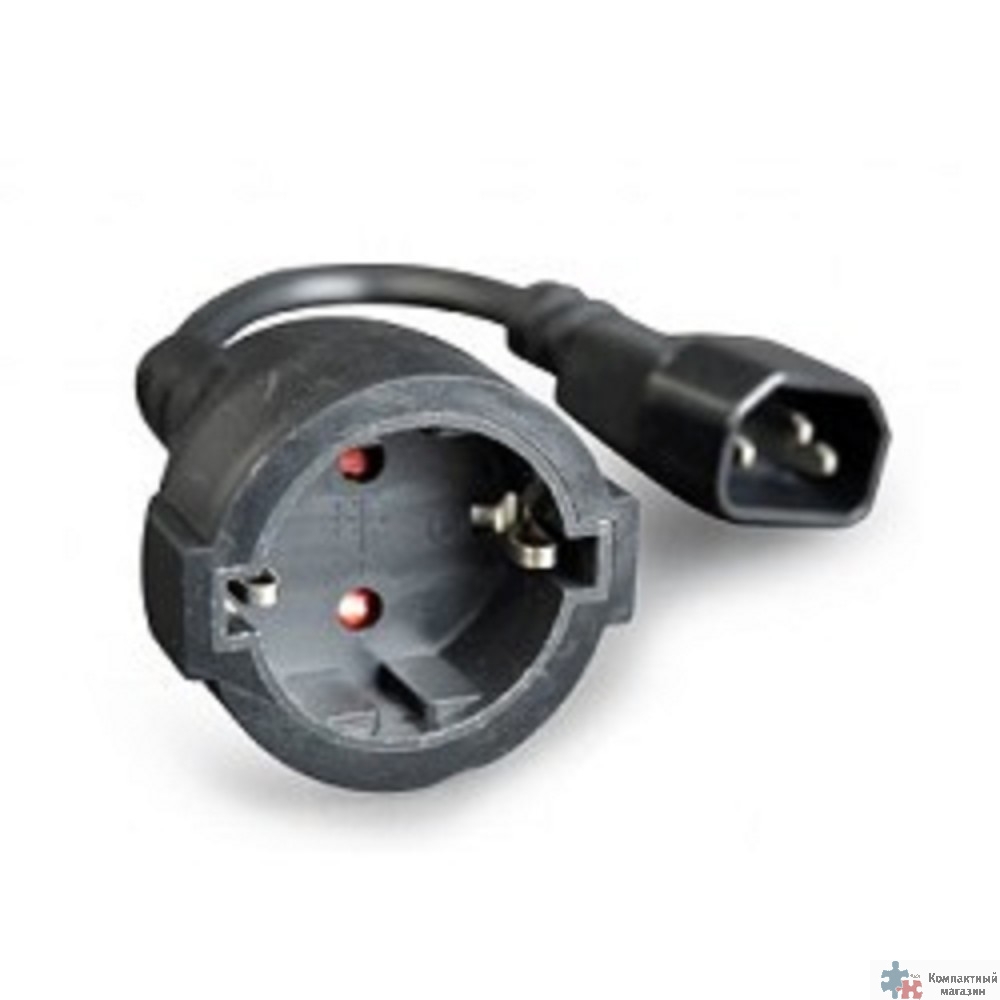 Cablexpert Удлинительный кабель питания ,C14 евророзетка, PC-SFC14M-01