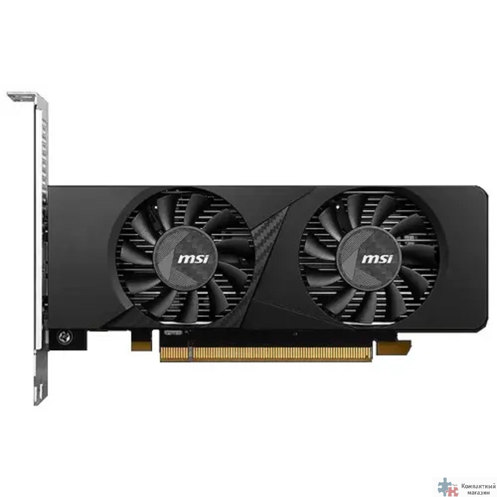 MSI RTX 3050 LP E 6G OC {NVIDIA GeForce RTX 3050 6Gb GDDR6 1492/14000 HDMIx2 DPx1 HDCP Ret low profile}