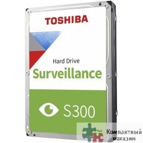 HDD 1Tb TOSHIBA S300 Surveillance 5400rpm 64Mb SATA3 3,5" HDWV110UZSVA"