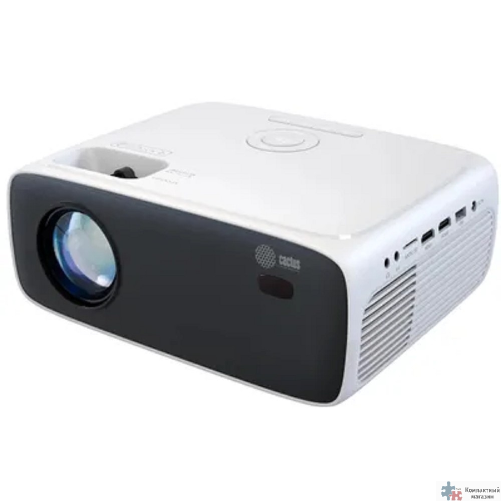 Cactus CS-PRM.07WT Проектор {Full HD LCD 3200Lm LS 320Lm ANSI 1500:1 (30000час) 1xUSB typeA 3xHDMI} (CS-PRM.07WT.WUXGA)