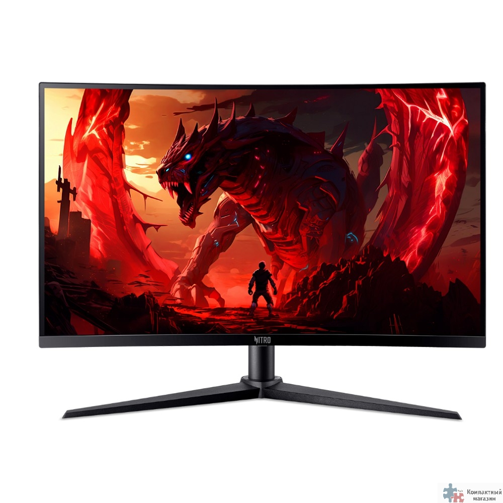 LCD Acer 27" XZ270UX6bmiiphx {VA Curved 2560x1440 220Hz 1/0.5ms 250cd HDMI2.1 DisplayPort1.4 2x2W FreeSync(Premium) HAS VESA}