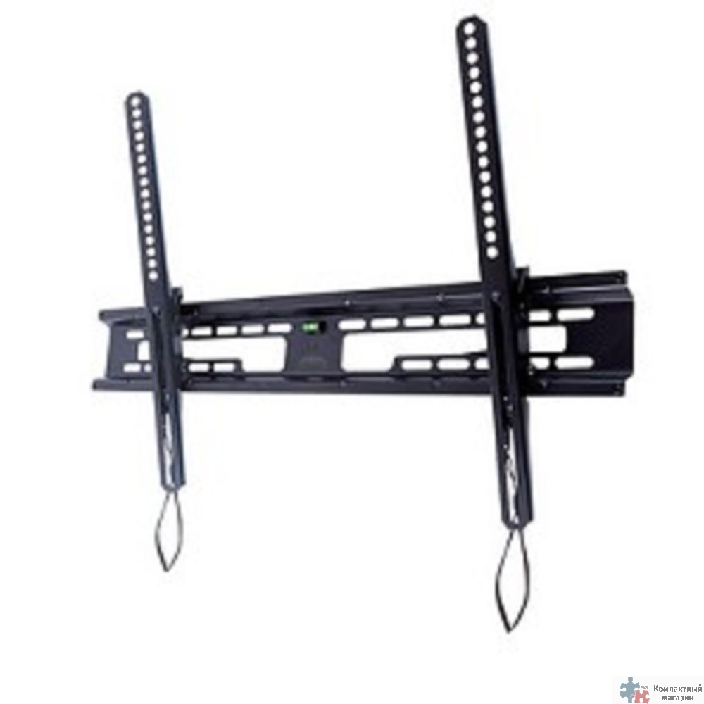 Kromax FLAT-2 new black, наст. для TV 32"-90", max 65 кг, 1 ст св., нак. +3°-10°, от ст. 42 мм, max VESA 600x400 мм.