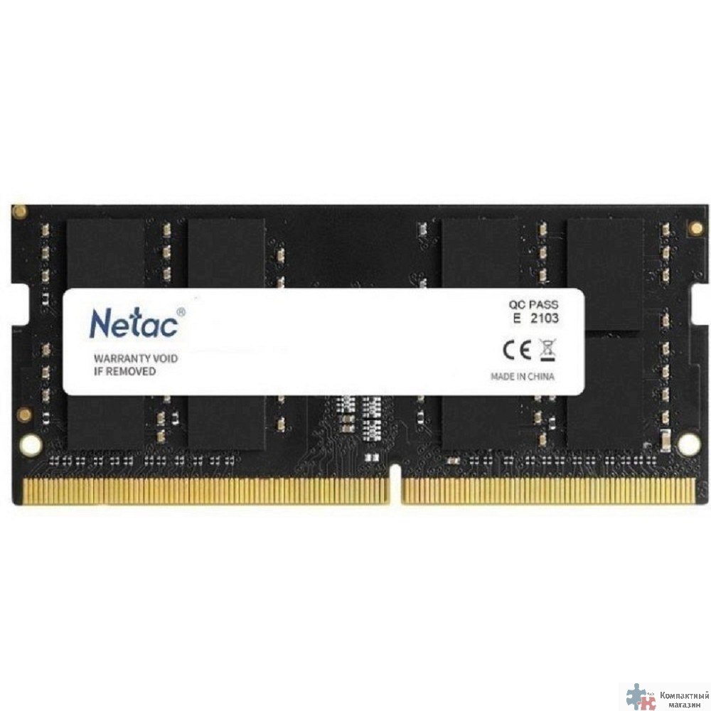 Netac DDR4 SODIMM 16Gb  PC21300 2666MHz CL19 1.2V RTL (NTBSD4N26SP-16)