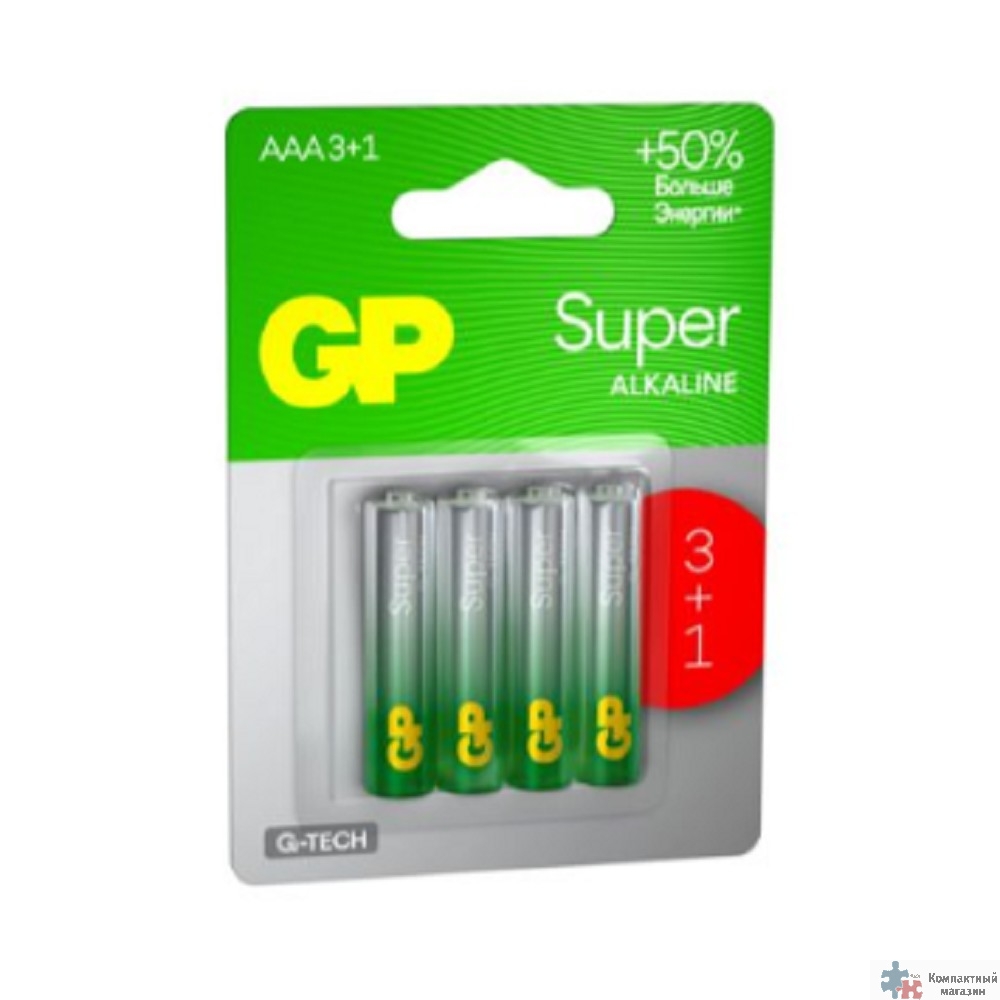 GP 24AA213/1-2CRSBC4 40/320 Super Alkaline G-Tech (4 шт. в уп-ке)