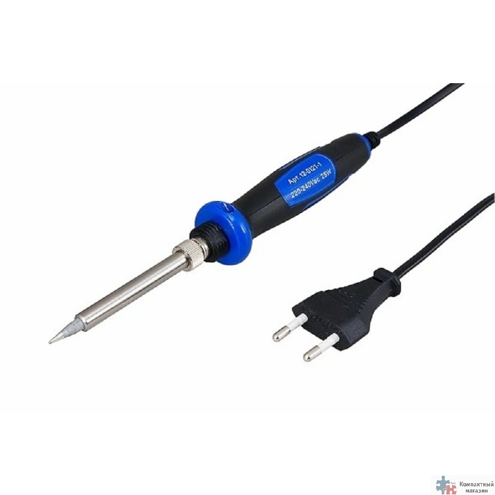REXANT (12-0121-1) Паяльник с керам. нагревателем долговечное жало (Профи)  220V/25Вт  