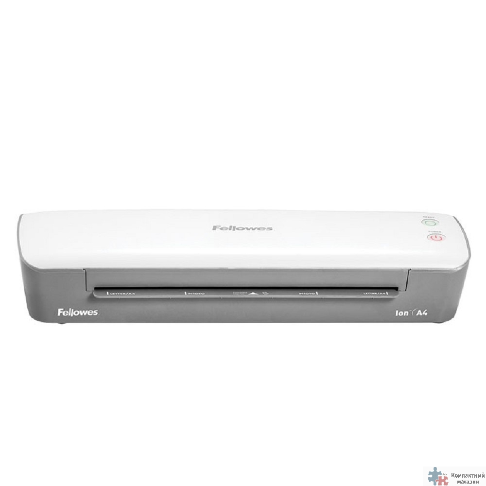 Fellowes Ламинатор Ion A4 FS-4560001 {75-125 мкм, 30 см/мин, AutoShutOff, механизм освобождения, стартовый набор пленок} 