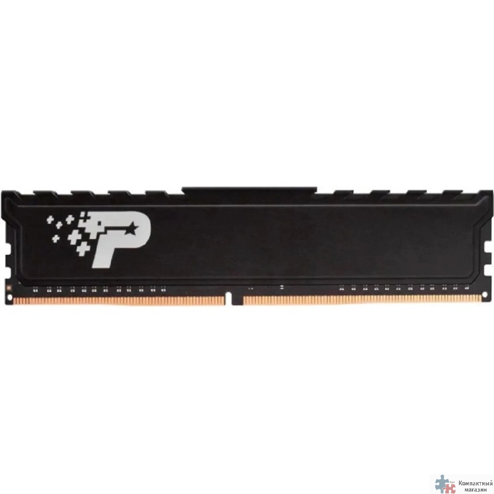 Patriot DDR4 8GB 3200MHz Patriot PSP48G3200H1 Signature Premium RTL PC4-25600 CL22 DIMM 288-pin 1.2В single rank с радиатором Ret