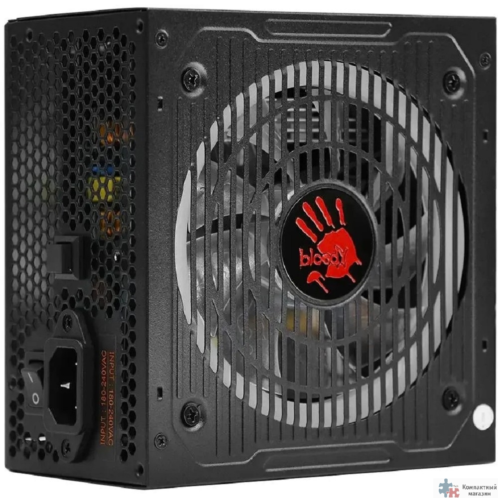 Bloody BD-PS700W ATX 700W 80 PLUS WHITE (20+4pin) APFC 120mm fan 6xSATA RTL