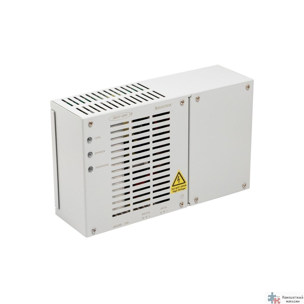 БАСТИОН SKAT-UPS 500/300-DIN-IN  Источник бесперебойного питания, Вх. напр. 185-250Вт, отсек под 1 АКБ 7Ач, внутр. меандр стабилизация напряжения (451)