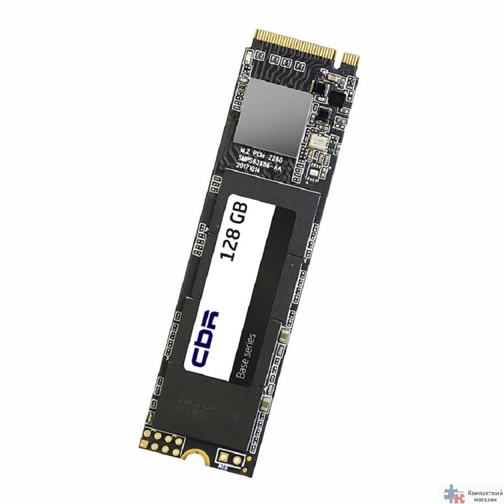 CBR SSD-128Gb-M.2-SATA-BS26b, Внутренний SSD- накопитель, серия "Base", 128Gb, M.2 SATA, 3D TLC NAND, R/W speed up to 510/450 MB/s, TBW 64