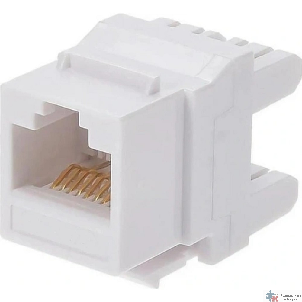 5bites Модуль KJU55-02W KEYSTONE JACK / UTP / 5E / 110 IDC / 180°