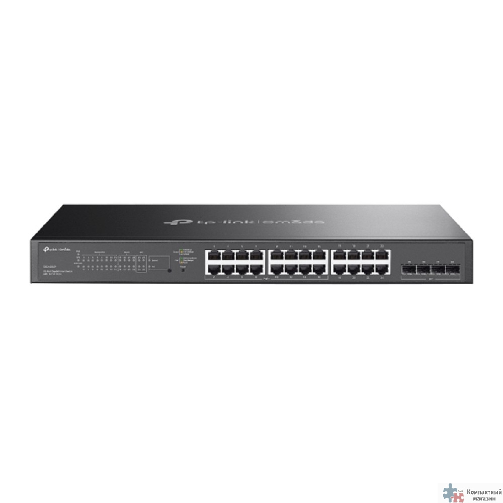 TP-Link SG2428LP Omada 28-портовый гигабитный управляемый коммутатор Smart с 6 портами PoE+