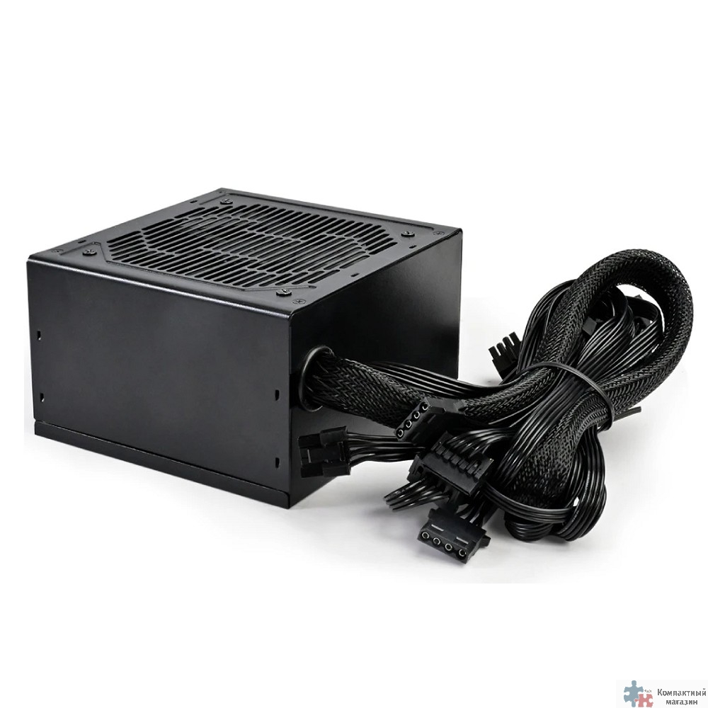 Блок питания ПК/ PCCOOLER, 750W 80+ White (ATX, ATX 2.4, Non-modular, 1x24(20+4)pin 550mm, 1xCPU*2 8(4+4)pin 610+150mm, 3xPCIe 8(6+2)pin 510mm, 2xSATA*3+MOLEX4pin*1 450+150+150+150mm , Active, 120x120