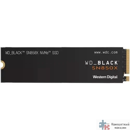 WD SSD Black SN850X, 2.0TB, M.2(22x80mm), NVMe, PCIe 4.0 x4, 3D TLC, WDS200T2X0E