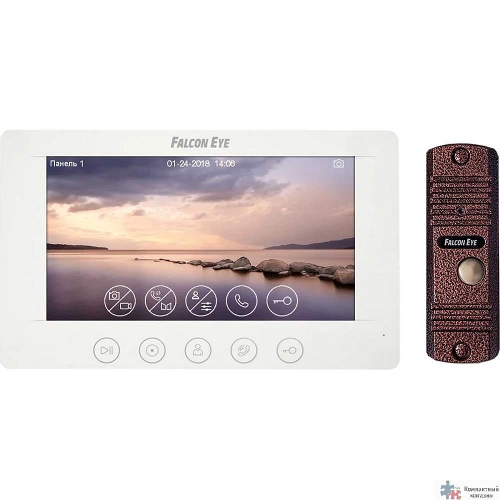 Комплект видеодомофона Falcon Eye KIT Space HD Wi-Fi
