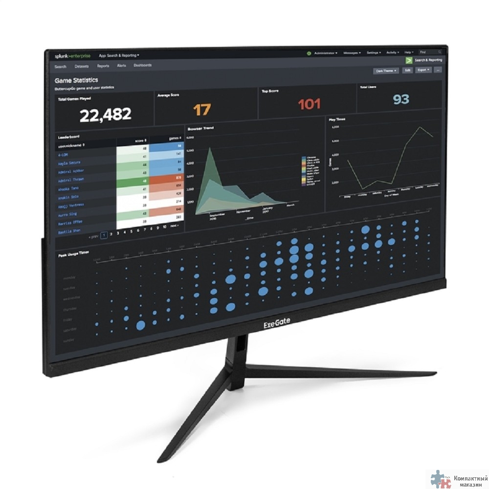 LCD ExeGate 27" EP2700A {IPS 1920x1080 75Hz 5ms 250cd 178/178 D-Sub HDMI VESA} [EX295530RUS]