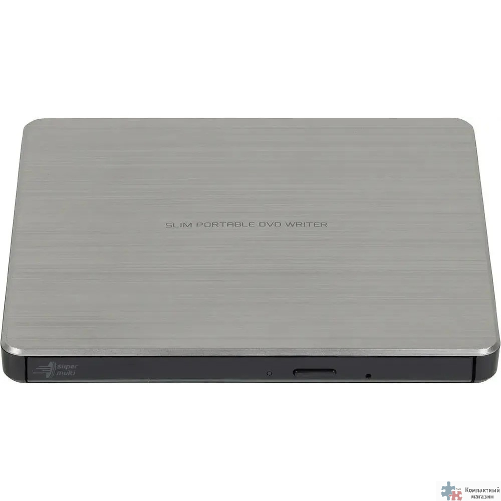 LG DVD-RW GP60NS60 ext. Silver Slim Ret. USB2.0 (совместим с 3.0)