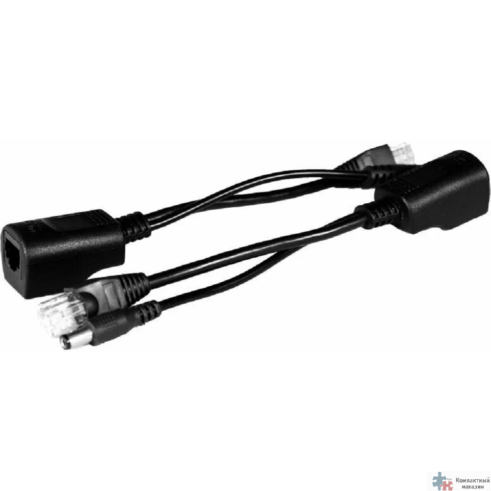 PPK-11 Пассивный комплект (инжектор + сплиттер) для передачи PoE по кабелю Cat 5e.