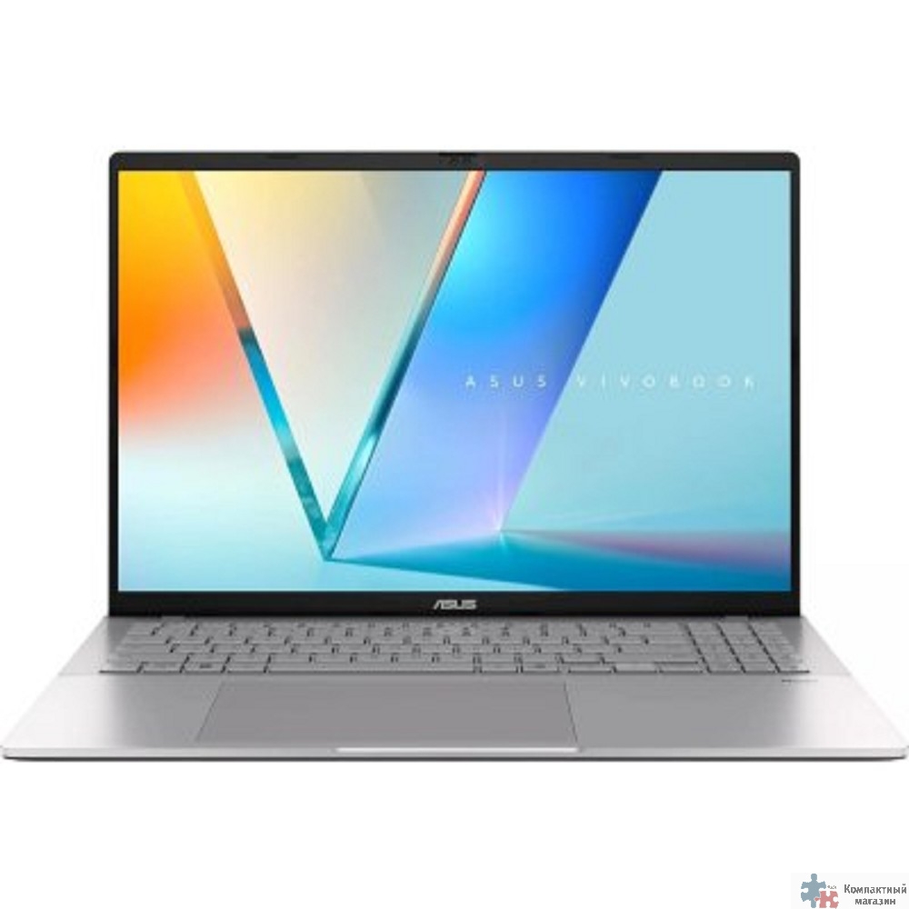 ASUS Vivobook S16 M3607KA-SH131 [90NB16T2-M00990] Cool Silver 16" {OLED Ryzen AI 5 330(2Ghz)/16384Mb/512PCISSDGb/DOS }