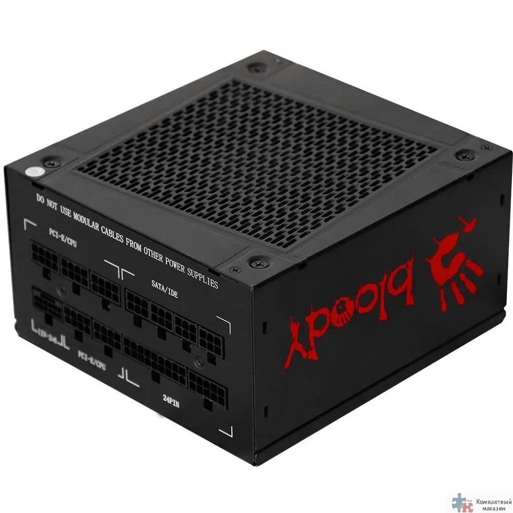 Bloody BD-PS1000G-M ATX 1000W 80+ gold (20+4pin) APFC 140mm fan 12xSATA Cab Manag RTL