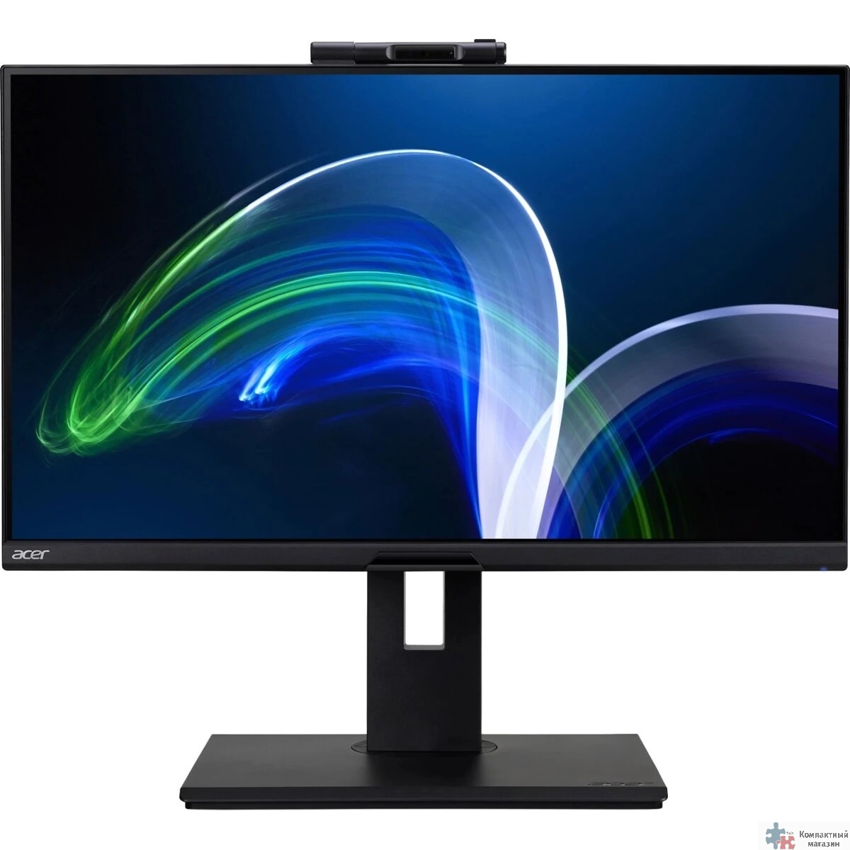 LCD Acer 27" B278Kbemiqprcuzx {IPS 3840x2160 60Hz 4ms 350cd HDMI2.0 DisplayPort1.2 USB-C(100W) RJ45(2.5Gb) 4xUSB3.2(Gen2) Webcam 2x2W}