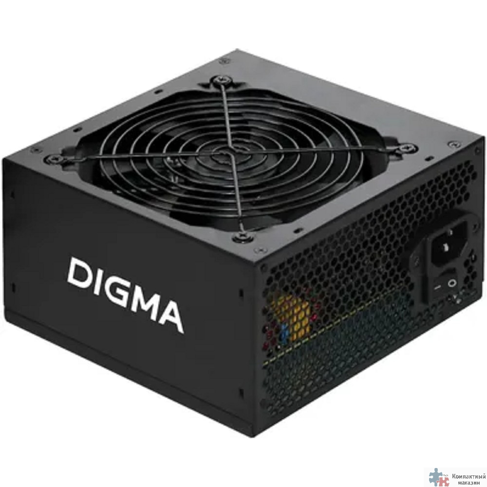 Digma DPSU-400W ATX 400W (20+4pin) 120mm fan 3xSATA RTL