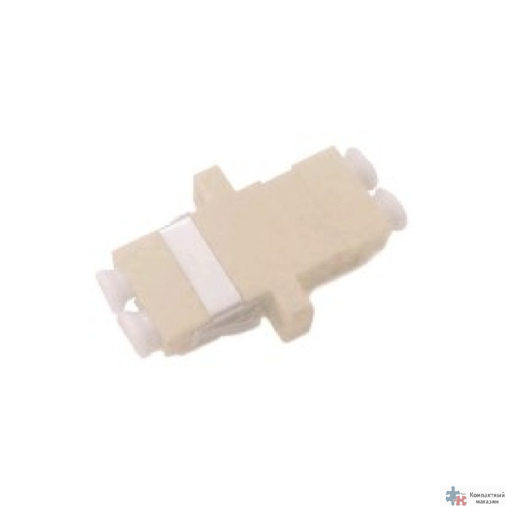 Rexant (50-6084) Оптический проходной адаптер LC-LC Duplex MM UPC пластиковый корпус бежевый (Упаковка 10 шт)