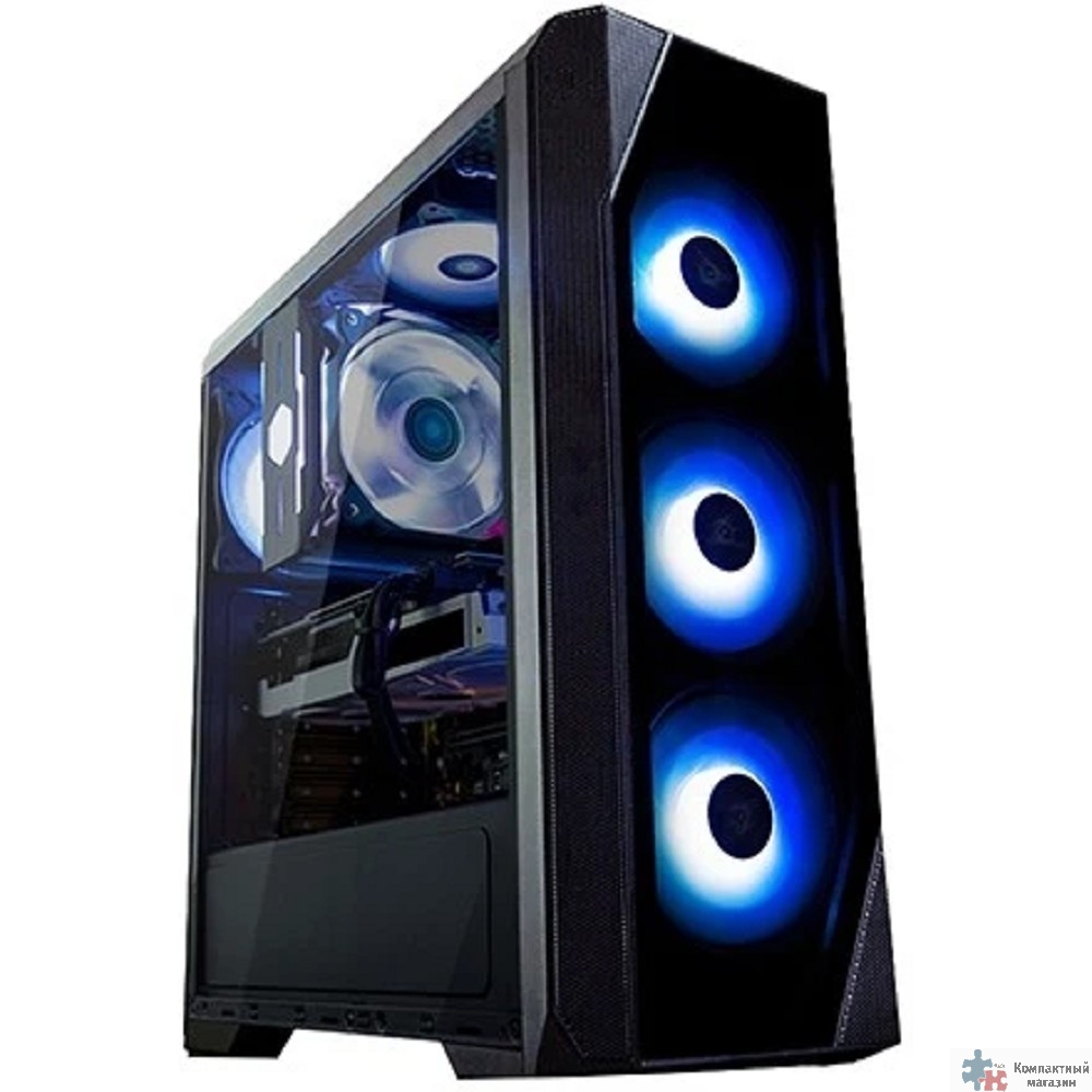 Zalman N5 TF черный без БП ATX 5x120mm 2xUSB2.0 1xUSB3.0 audio bott PSU