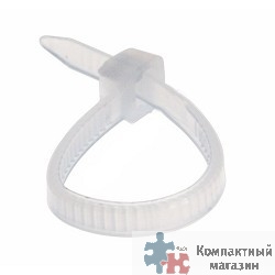 Rexant (07-0350) Стяжка кабельная нейлоновая 350x4,8мм, белая (100 шт/уп)
