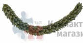 Триумф гирлянда хвойная Женева 270*33 см заснеженная