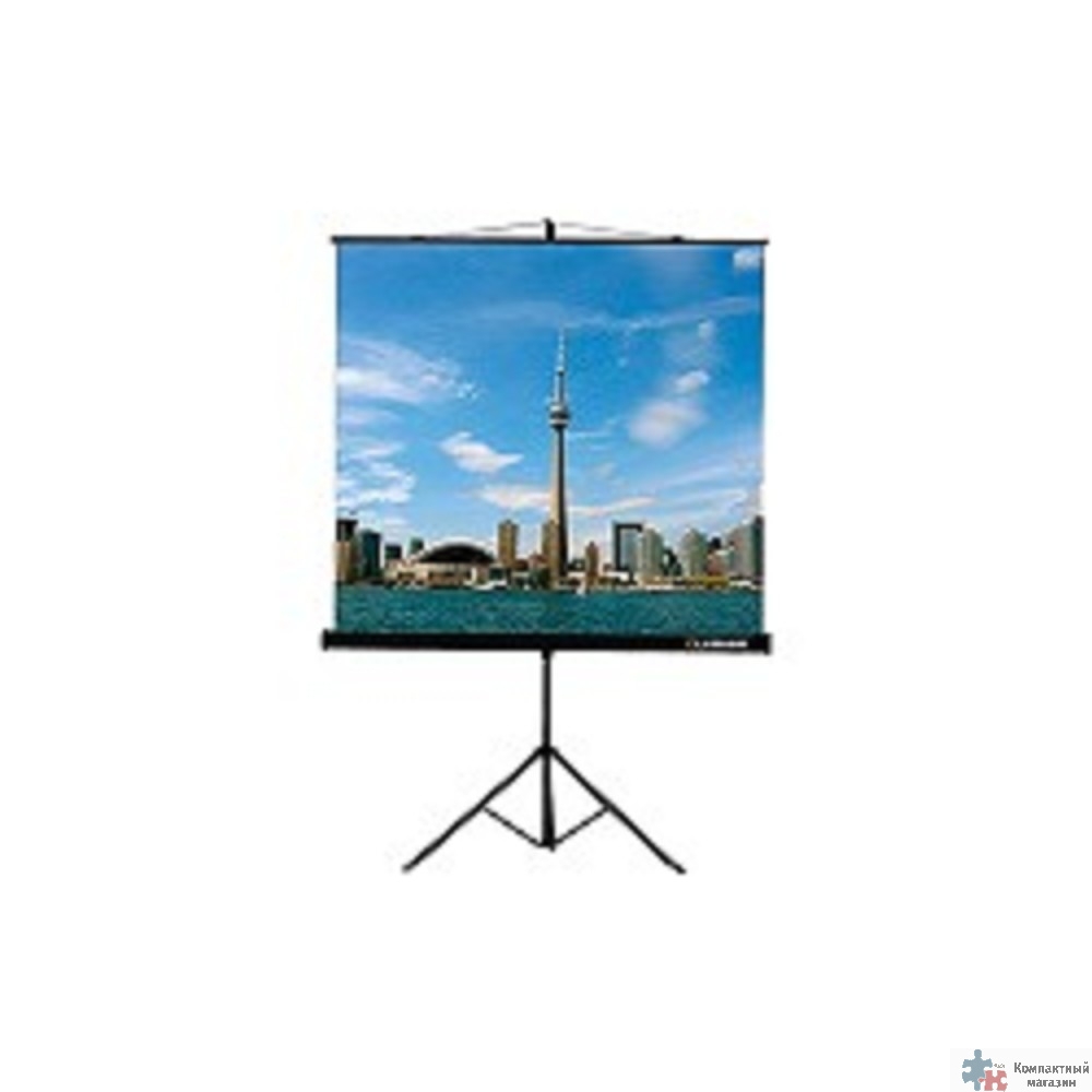 Lumien Eco View LEV-100103  Экран на треноге 200x200 см 1:1 напольный рулонный