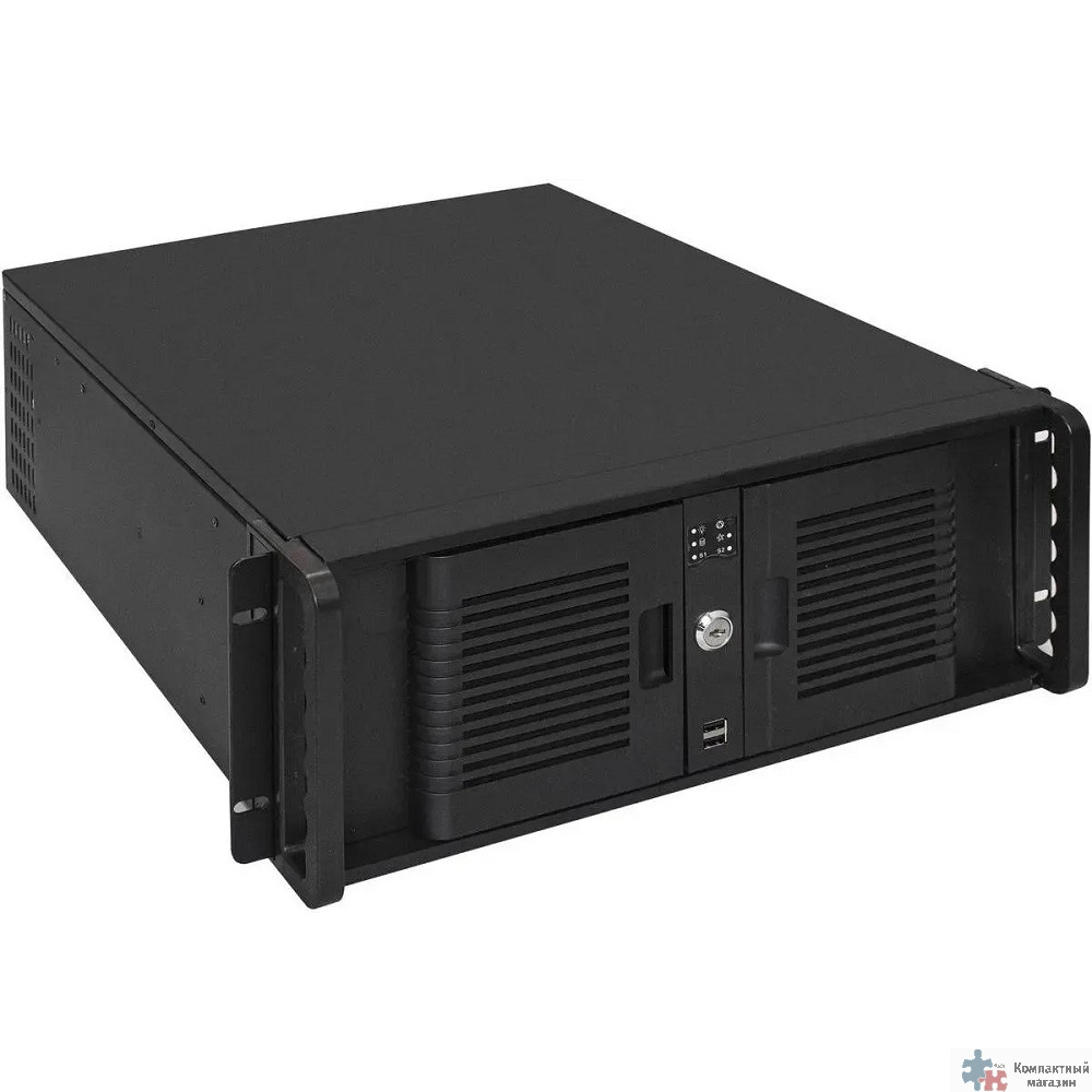 Exegate EX244605RUS Серверный корпус Exegate Pro 4U4132 <RM 19", высота 4U, глубина 480, БП 700ADS, USB>