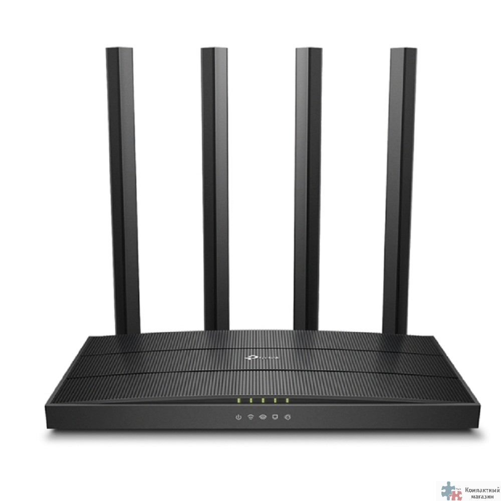TP-Link Archer C6 Двухдиапазонный гигабитный роутер Wi-Fi AC1200/AC1300 с поддержкой Mesh и MU-MIMO