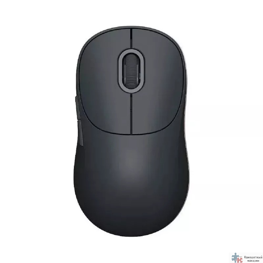 Мышь Xiaomi Wireless Mouse 3 черный оптическая 1200dpi silent беспров. BT/Radio USB для ноутбука 4but (BHR8913GL)