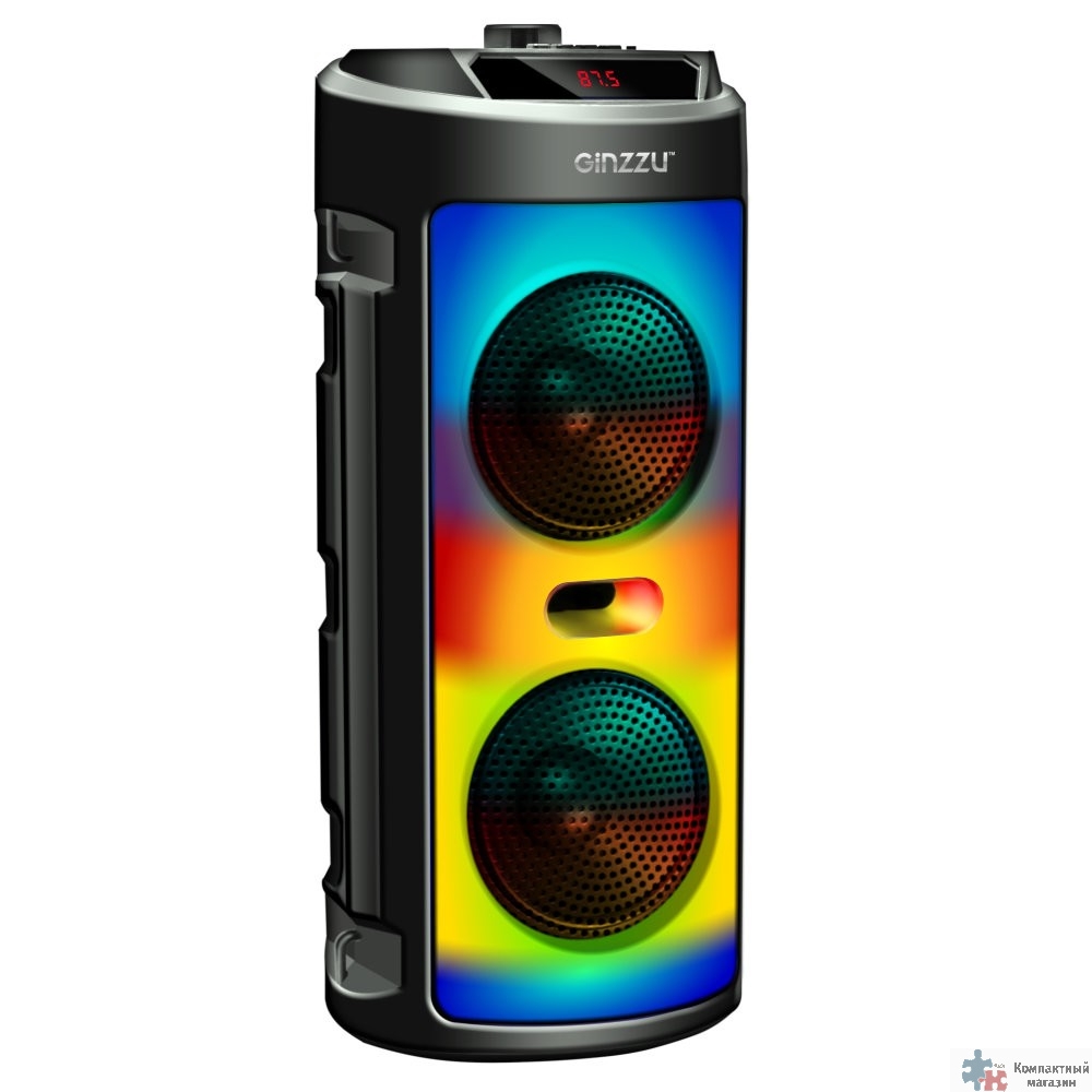 Повреждение упаковки Ginzzu GM-231, Акустическая система Midi, TWS/BT/USB/TF/FM/ДУ