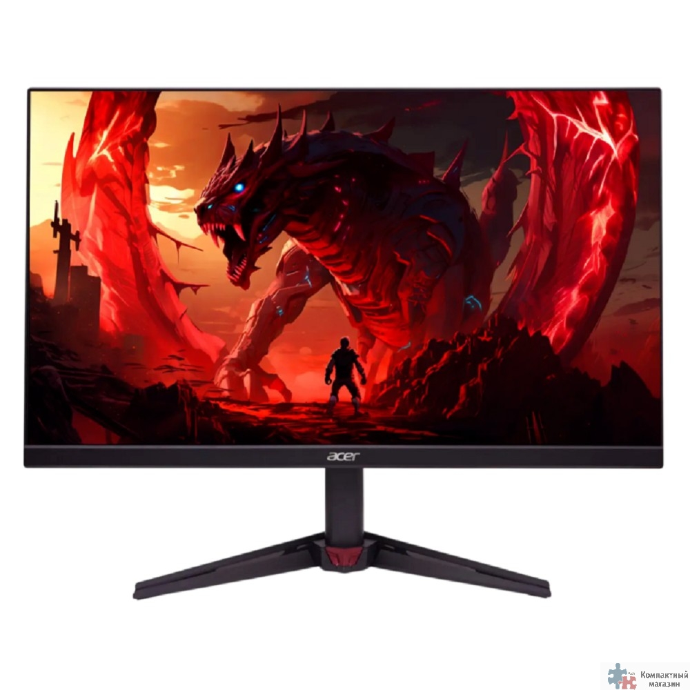 LCD Acer 23.8" VG240YX1bmiipx Nitro черный {IPS 1920x1080 200Hz 0.5ms 250cd HDMI2.0 DisplayPort1.2 AudioOut 2x2W FreeSync(Premium) HDR10 Vesa} [UM.QV0CD.101]