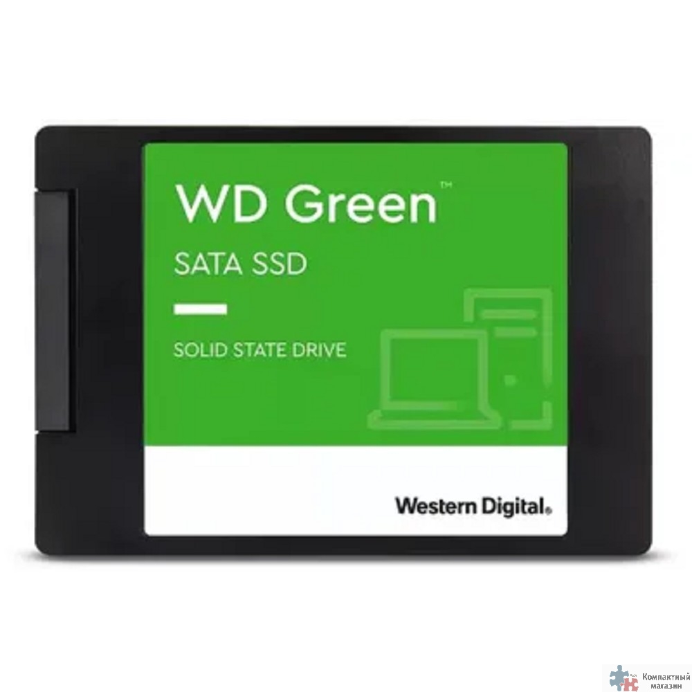 WD SSD 480Gb 2.5" SATA3 Green (WDS480G3G0A)