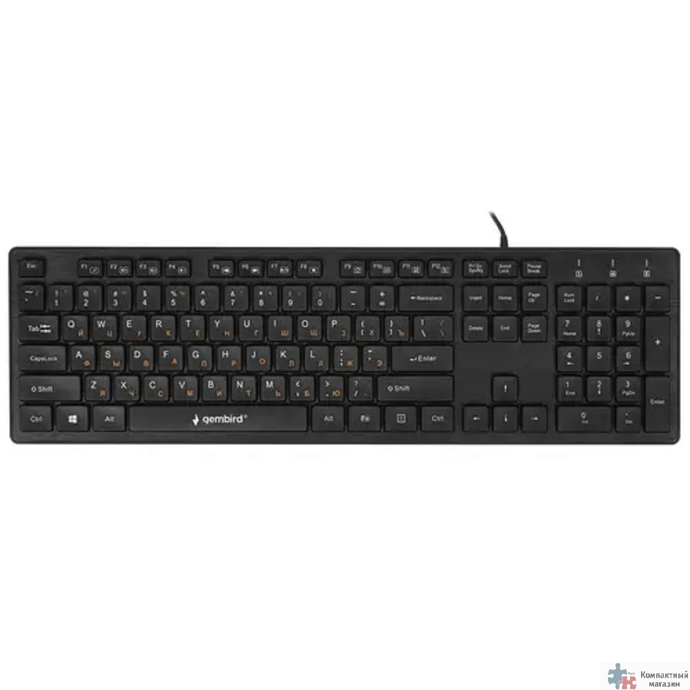 Поврежденная упаковка Клавиатура Gembird KB-8360U,{ Шоколадный, USB, 104 клавиши, 2 usb-хаба}