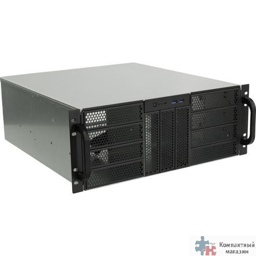 Procase RE411-D11H0-E-55 Корпус 4U server case,11x5.25+0HDD,черный,без блока питания,глубина 550мм,MB EATX 12"x13"