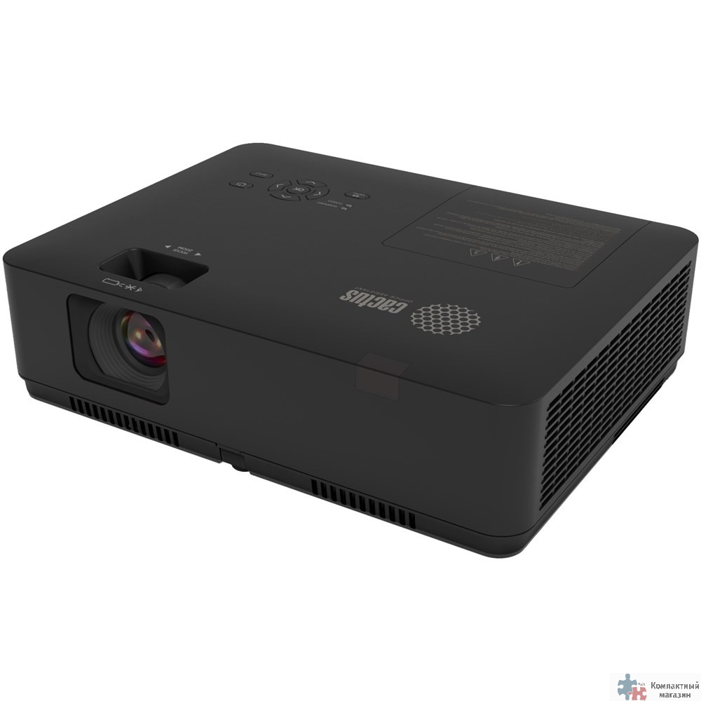 Cactus CS-S1.B Проектор {3LCD 3400Lm ANSI (1024x768) 15000:1 ресурс лампы:10000часов 1xHDMI 3.06кг}