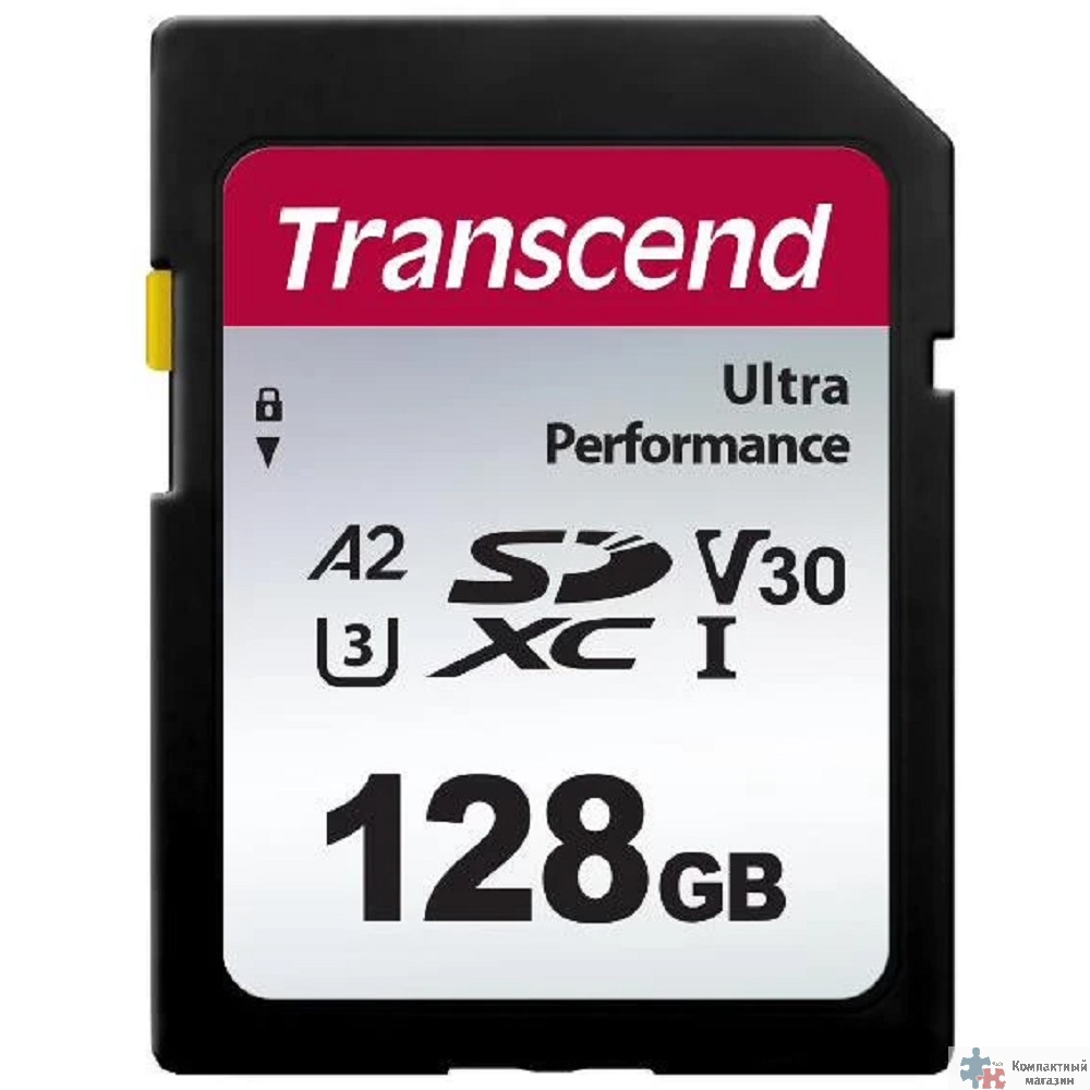 SecureDigital 128GB Transcend 340S, 128 Гб, UHS-I Class U3 V30 A2
