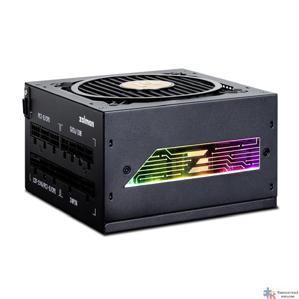 Zalman <TMX2 VIEW> ZM1200-TMX2 VIEW <1200W, PCIe 5.1, ATX v3.1, FCM, 80+ GOLD, RGB, Retail>