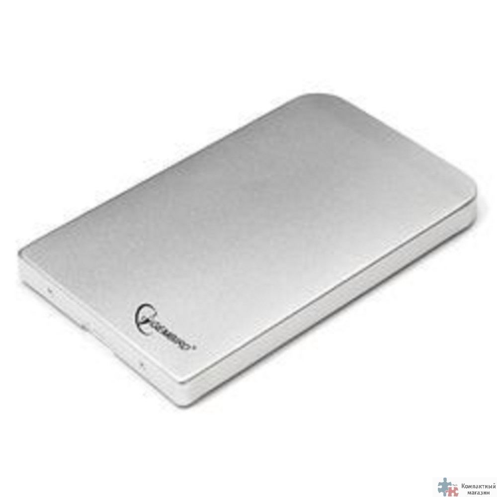 Gembird EE2-U2S-41-S Внешний корпус 2.5" Gembird EE2-U2S-41, серебро, USB 2.0, SATA, металл