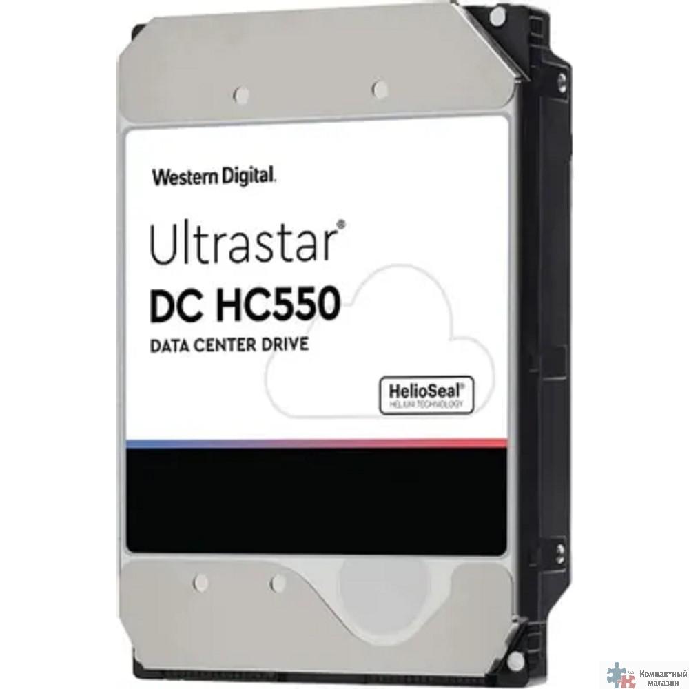 16TB WD Ultrastar DC HC550 {SAS 12Gb/s, 7200 rpm, 512mb buffer, 3.5"} [0F38357/WUH721816AL5204/0F38361]