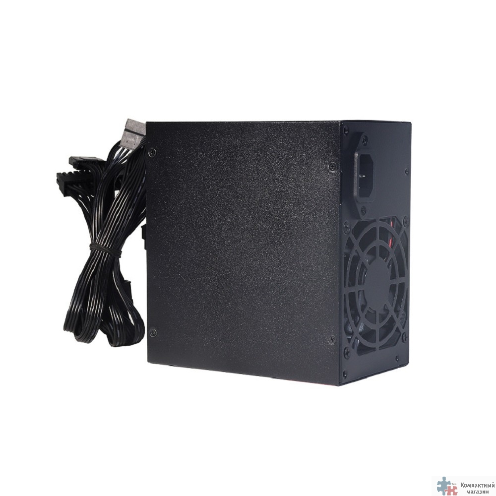 Блок питания CBR ATX 400W, 8cm fan, 24pin/1*4pin/1*IDE/2*SATA, кабель питания 1.2м,черный [PSU-ATX400-08EC] OEM