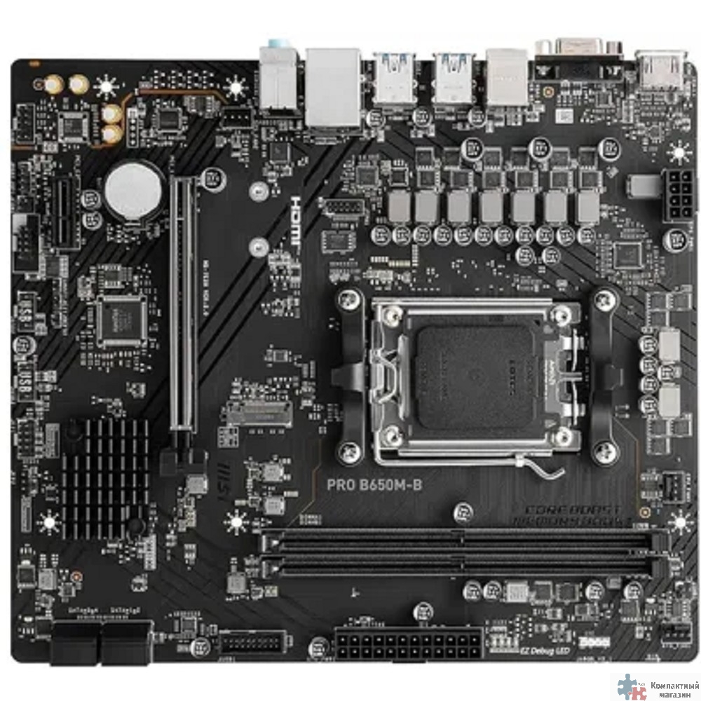 MSI PRO B650M-B {SocketAM5, AMD B650, mATX} Ret