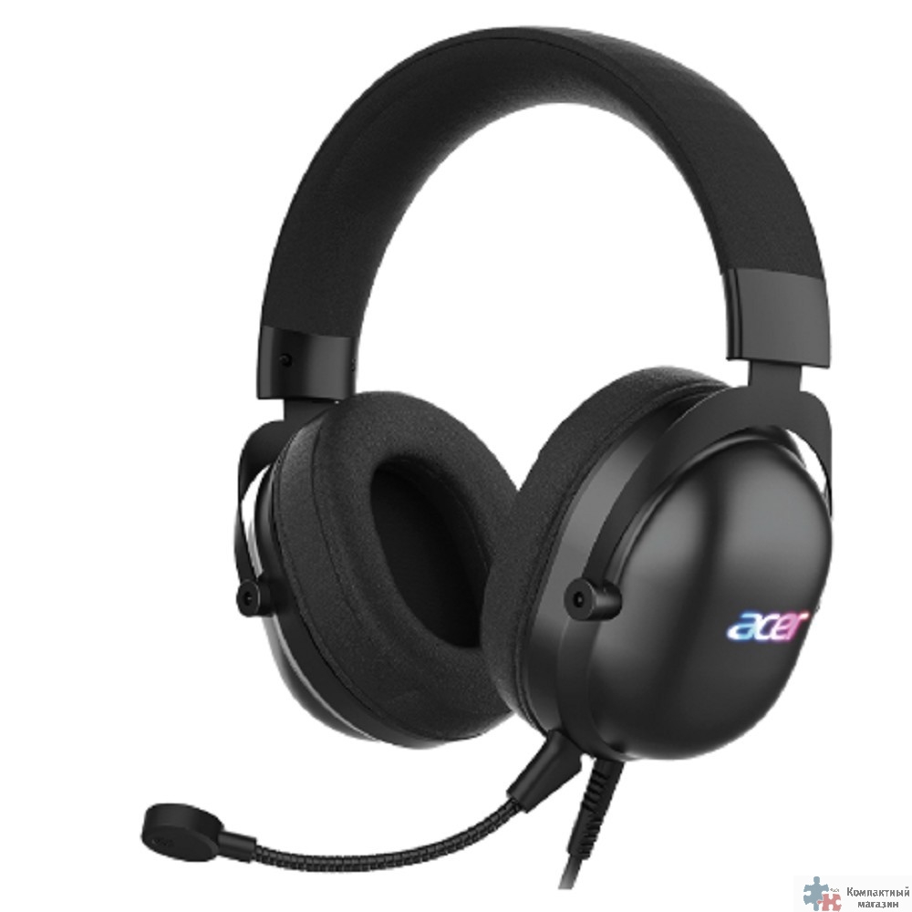 Acer AHW122 [ZL.HDSCC.01U] черный 2.1м мониторные USB оголовье 