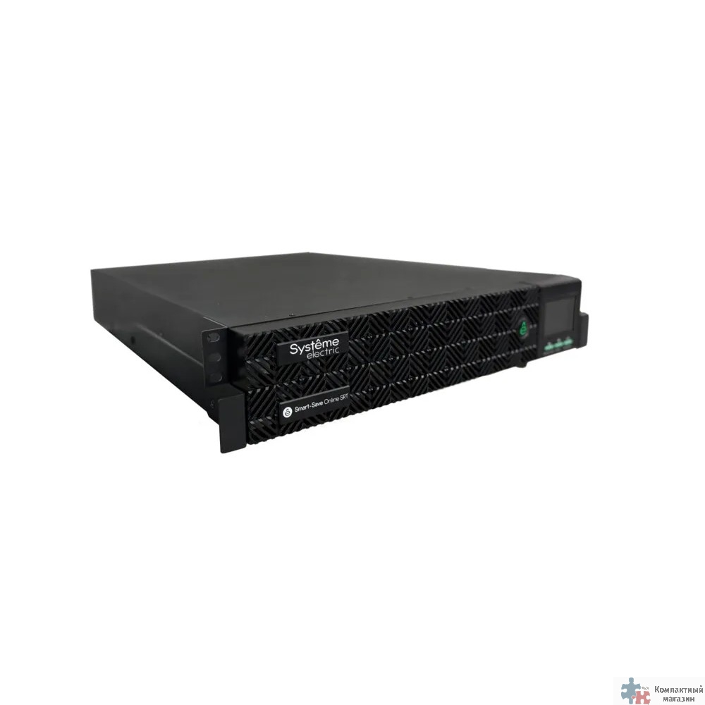 SYSTEME ELECTRIC Smart-Save SRTSE 2 SRTSE1000RTXLIG2-NC {1000 ВА/Вт, 2U, 8 C13+1 Schuko, USB, RS-232, сухие контакты, SNMP-карта}