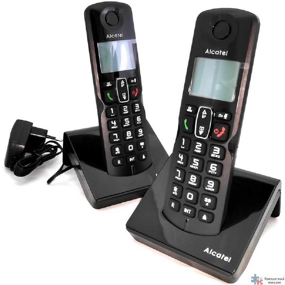 ALCATEL S230 DUO RU BLACK Радиотелефон [ATL1422788]