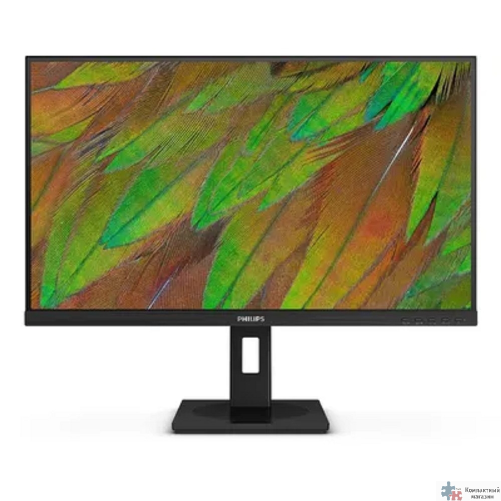 LCD PHILIPS 27" 27B1U3900 Black с поворотом экрана {IPS 3840x2160 60Hz 4ms 178/178 350cd 1000:1 2xHDMI2.0 DisplayPort1.4 4xUSB3.2 USB-C(90W) RJ45 MM}